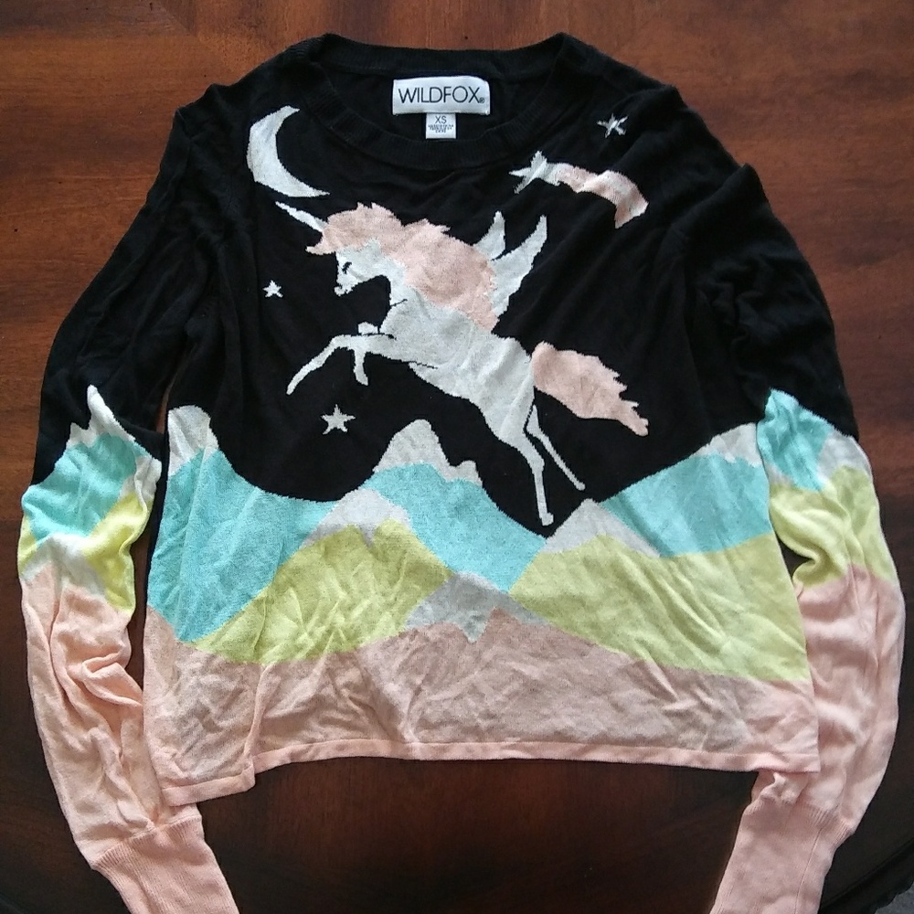 Wildfox unicorn top